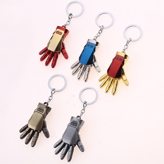 Móc khoá bàn tay iron man mầu ngẫu nhiên loại đẹp