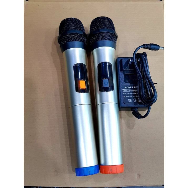 Loa kéo Karaoke Bluetooth CXF GL-807: Bass 20, Có 2 Micro không dây đi kèm