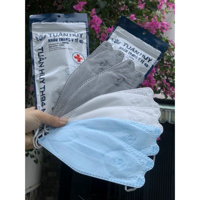 Set 10 Chiếc Khẩu trang 4 Lớp KF94 Chống Bụi Mịn Và Kháng Khuẩn Hàng Cao Cấp