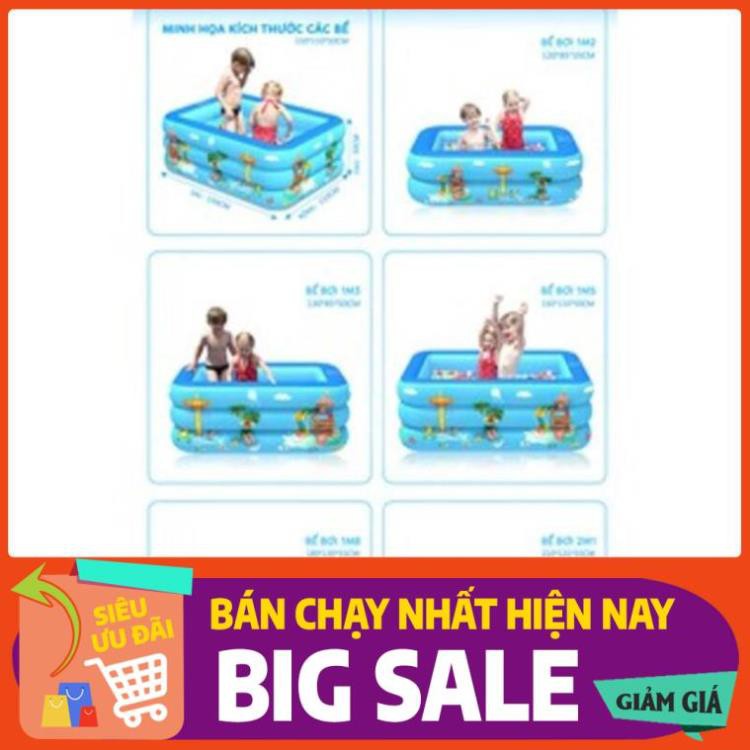 🌨️Mua 1 Được 4🌨️ Bể Bơi Cho Bé,Bể Bơi Phao, Hồ Bơi Cho Bé Bơm Hơi Tại Nhà Chống Trượt An Toàn - Lựa Chọn Bộ Quà Tặng