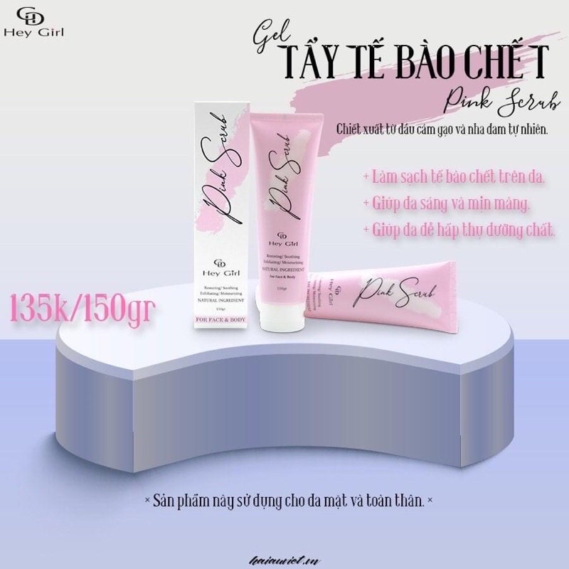 Tẩy Tế bào chết toàn thân Pink Scrub