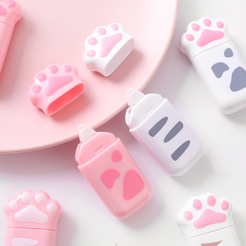 Bút Xóa Kéo Hình Chân Mèo Dễ Thương