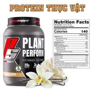 Protein thực vật không chứa đậu nành, Plant Perform
