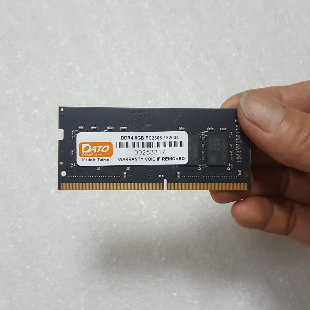Ram máy tính lap top DDR3 8GB 2666 Dato - Hàng Chính Hãng