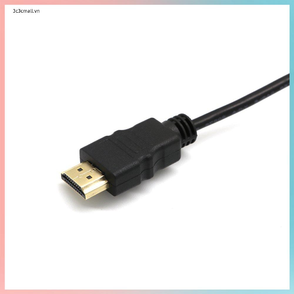 Dây cáp chuyển đổi đầu HDMI sang VGA D-SUB bền bỉ dành cho TV / máy tính để bàn