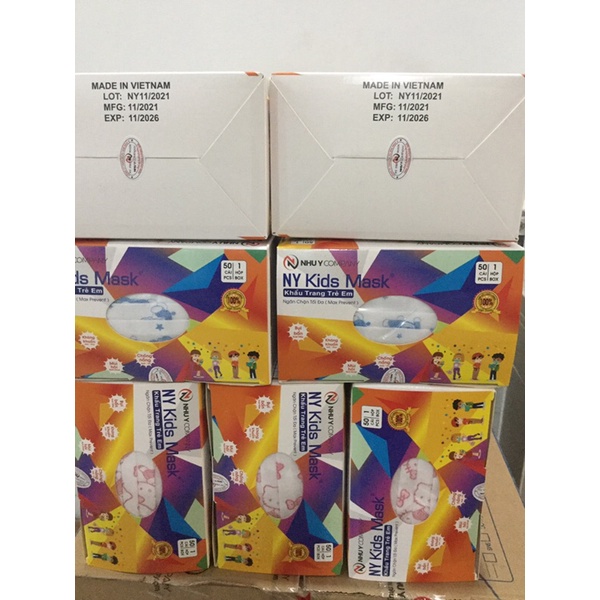 KHẨU TRANG Y TẾ 4 LỚP CHO BÉ TỪ 6 ĐẾN 12 TUỔI
