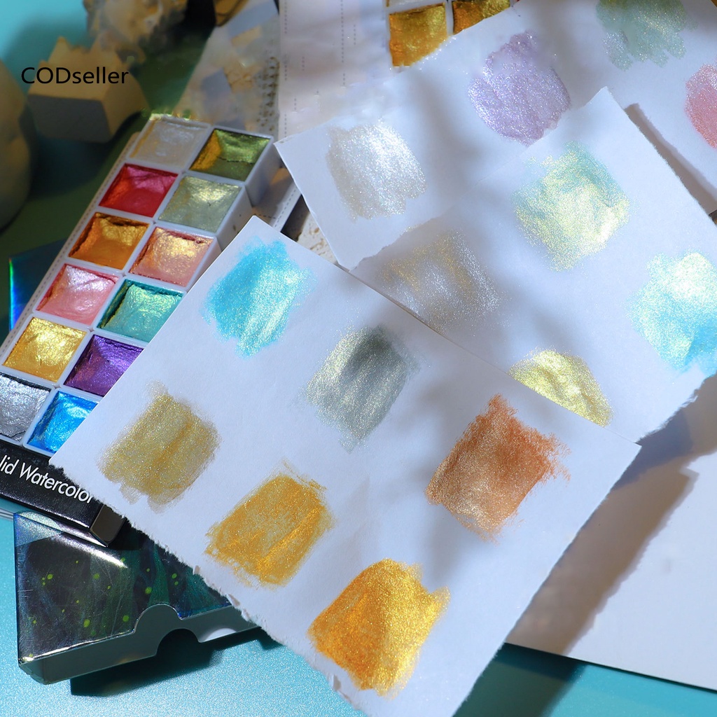 Bột Nhũ Sơn Móng Tay Mini Hiệu Ứng Ngọc Trai Màu Trơn