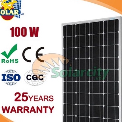 TẤM PIN NĂNG LƯỢNG MẶT TRỜI MONO 100W