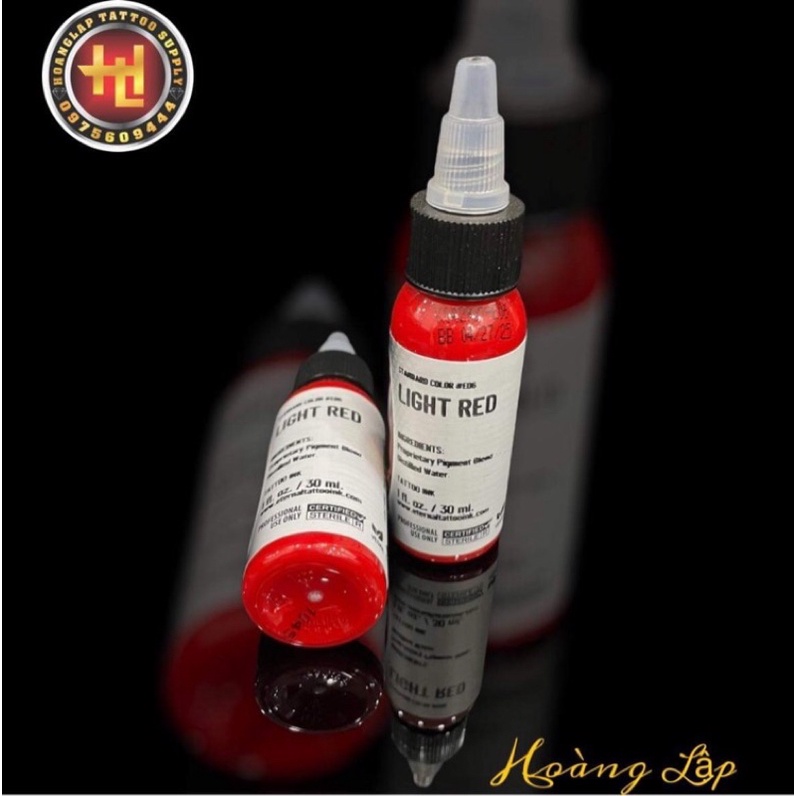 HOÀNG LẬP - MỰC XĂM HÌNH ETERNAL MÀU ĐỎ CHAI LẺ