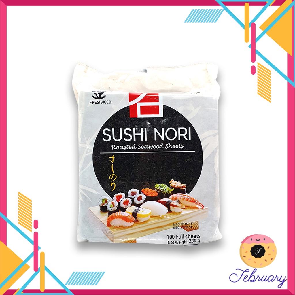 Rong biển cuộn cơm 100 lá A túi in 🍇FREESHIP🍇 Sushi Nori nhãn hiệu Fresiweed Hàn Quốc [Dòng Cao Cấp]