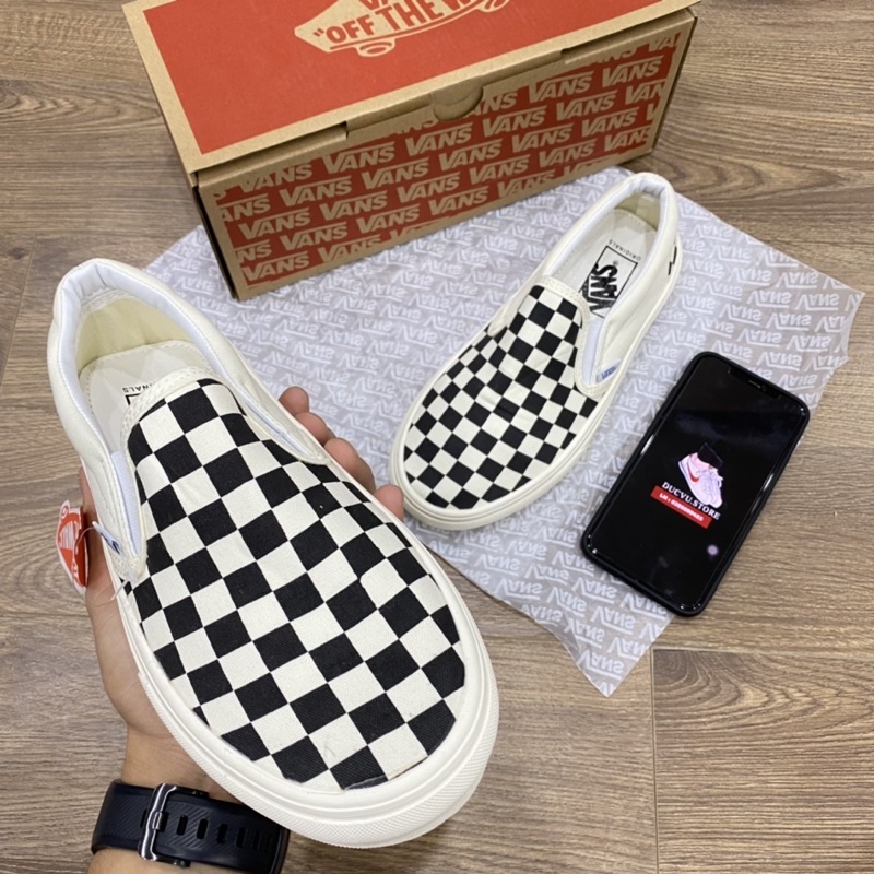 Giầy vans caro chekboat ( full box + free ship )