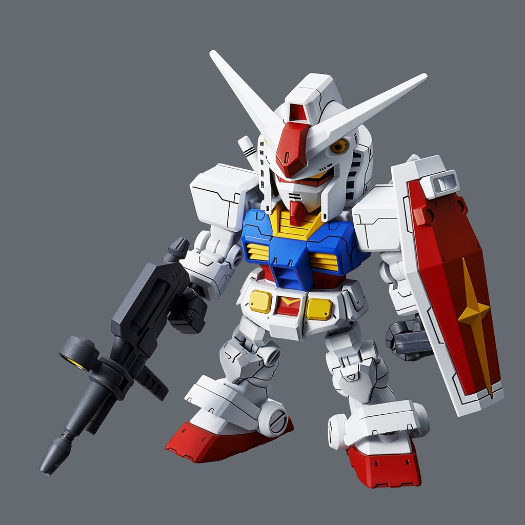 Mô Hình Gundam Bandai SD Gundam Cross Silhouette 01 RX-78-2 Gundam &amp; Cross Silhouette Frame Set [GDB] [BSD]