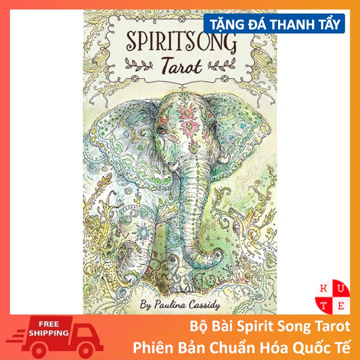 Bộ Bài Spirit Song Tarot 78 Lá Bài Tặng File Tiếng Anh Và Đá Thanh Tẩy