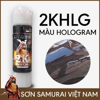 Chai Sơn Samurai Phủ Bóng Trong 2KHLG Kim Tuyến - Sơn Xịt Samurai Phủ Bóng Kim Tuyến 2KHLG