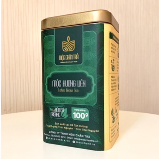 Trà ướp sen Tây Hồ [𝐧𝐚𝐭𝐮𝐫𝐞] Mộc Hương Liên - Mộc Chân Trà, trà nõn tôm cao cấp ướp gạo sen thơm hương, đậm vị 100g, 200g