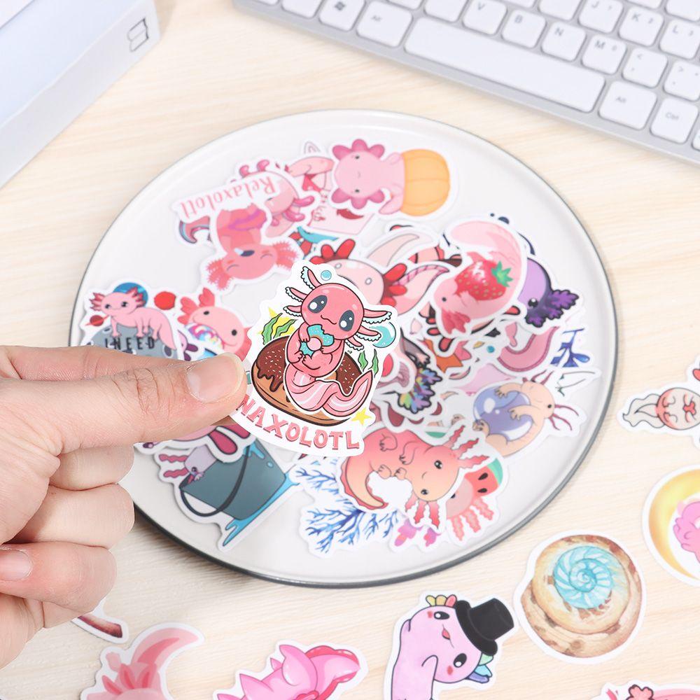 PISTA Set 100 Miếng Dán Trang Trí Sổ Tay / Laptop Họa Tiết Hoạt Hình Dễ Thương DIY