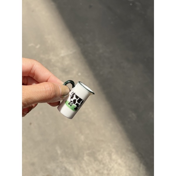 Bình lọ gốm có quai rót được mini cho nấu ăn mini, nhà búp bê