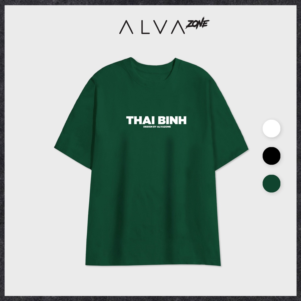 Áo Thun Thái Bình LocalBrand Phông Cổ Tròn Tay Lỡ Unisex Nam Nữ Thế Hệ Genz