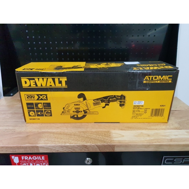 Máy Cưa Đĩa Pin Không Chổi Than 4 1/2&quot; 115mm 20V DEWALT DCS571N-KR - Chính Hãng - SKU DCS571 DCS571N (Body)