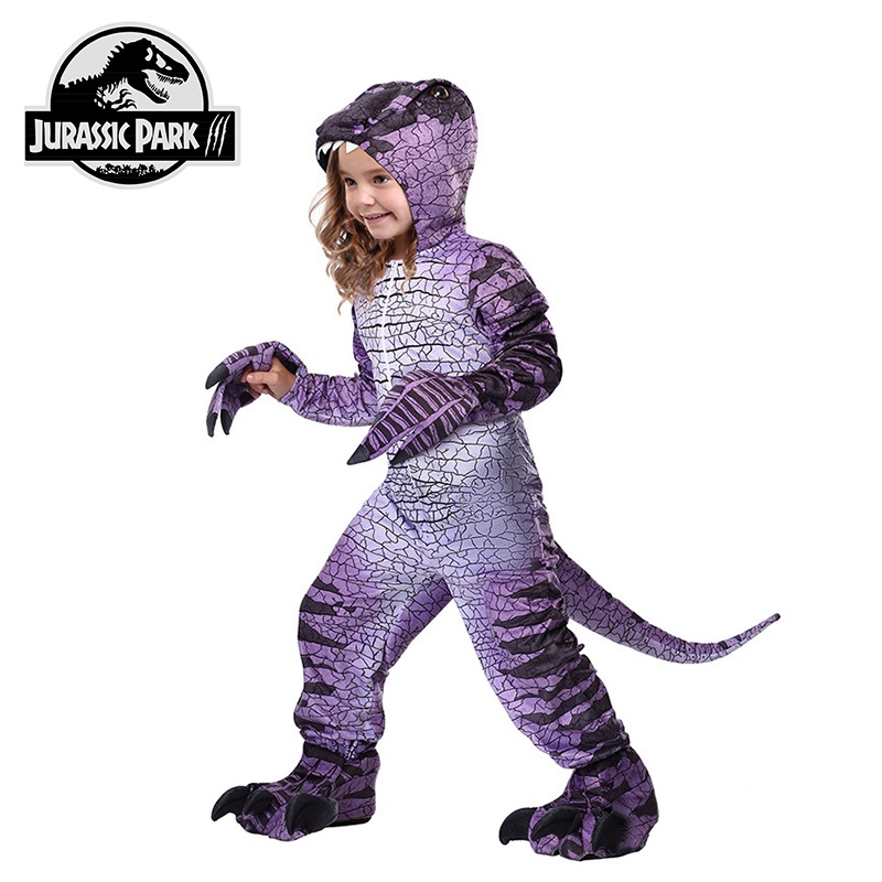 Trang phục hóa trang khủng long chủ đề công viên kỷ Jura Jurassic dịp Halloween cho trẻ em