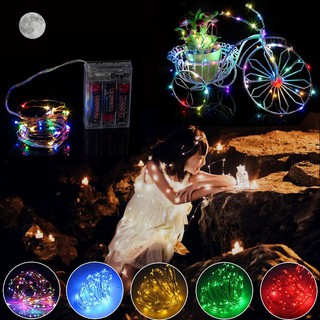 Đèn LED trang trí Dây đồng Pin AA