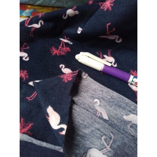 vải cotton 2 chiều hồng hạc