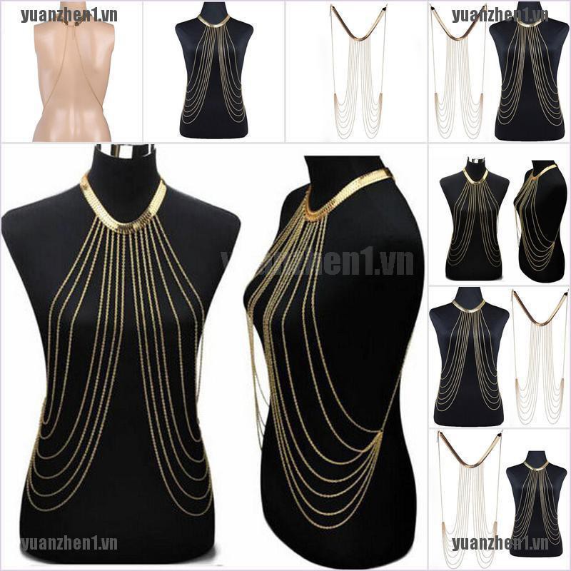 [YUANZHEN1] Vòng cổ Body Chains Tua Rua