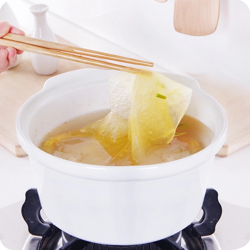 Bộ 12 Giấy Thấm Dầu Nấu Súp Chuyên Dụng Tiện Lợi