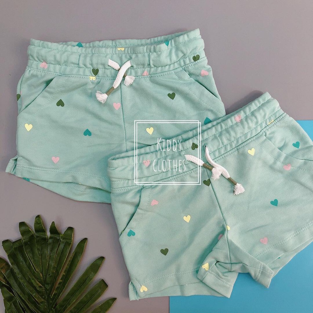 Quần short thun da cá bé gái chất cotton mềm, mát hàng xuất dư nhiều mẫu