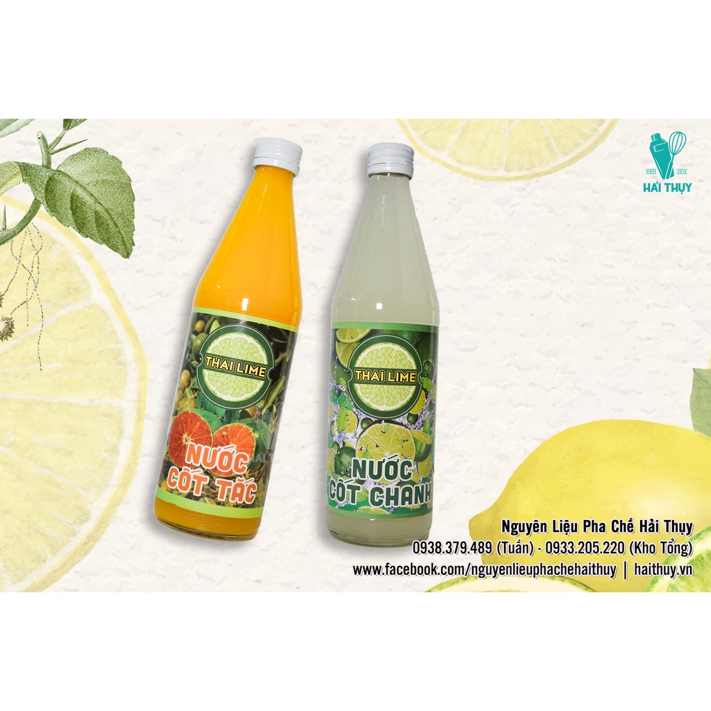 NƯỚC CỐT CHANH/TẮC THAI LIME - THỂ TÍCH 500 ML