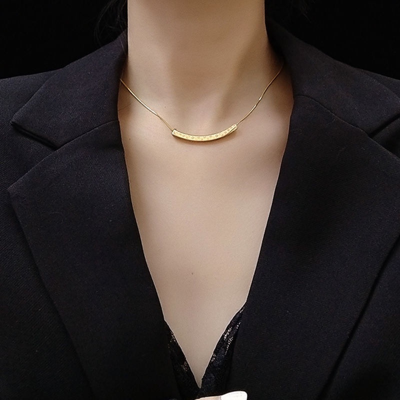 Dây chuyền nữ 100% TITAN NGUYÊN CHẤT vòng cổ KHÔNG GỈ thiết kế đơn giản phong cách ins hàn quốc