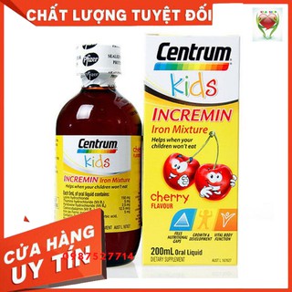 Siro Centrum Kids incremin iron mixture 200ml - mẫu mới [DATE MỚI]