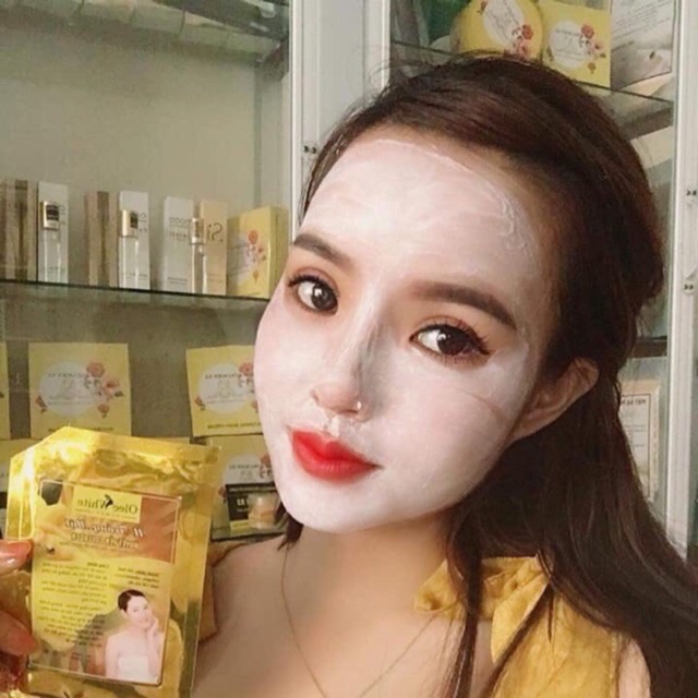 Mặt nạ ủ trắng huyết yến collagen