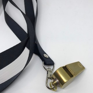 Còi đồng trọng tài thể thao kèm dây đeo xịn