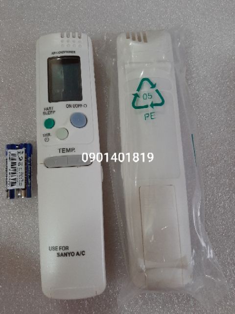 Điều khiển máy lạnh Sanyo đời fastsleep