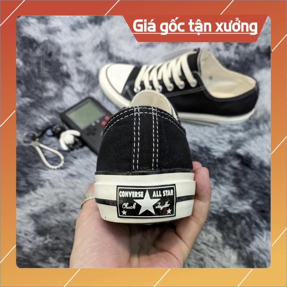 [FreeShip-Hàng Cao Cấp] Giày Thể Thao Nam Nữ - Giày Converse CV 1970s Cổ Thấp Đen Thời Trang Học Sinh Đi Học Giá Rẻ