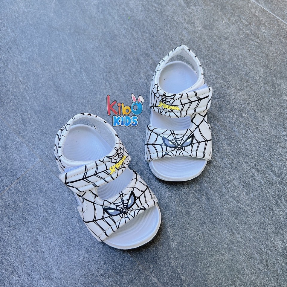 Sandal Xốp Cho Bé Trai Siêu Nhẹ Siêu Bền Hoạ Tiết Siêu Nhân SA409