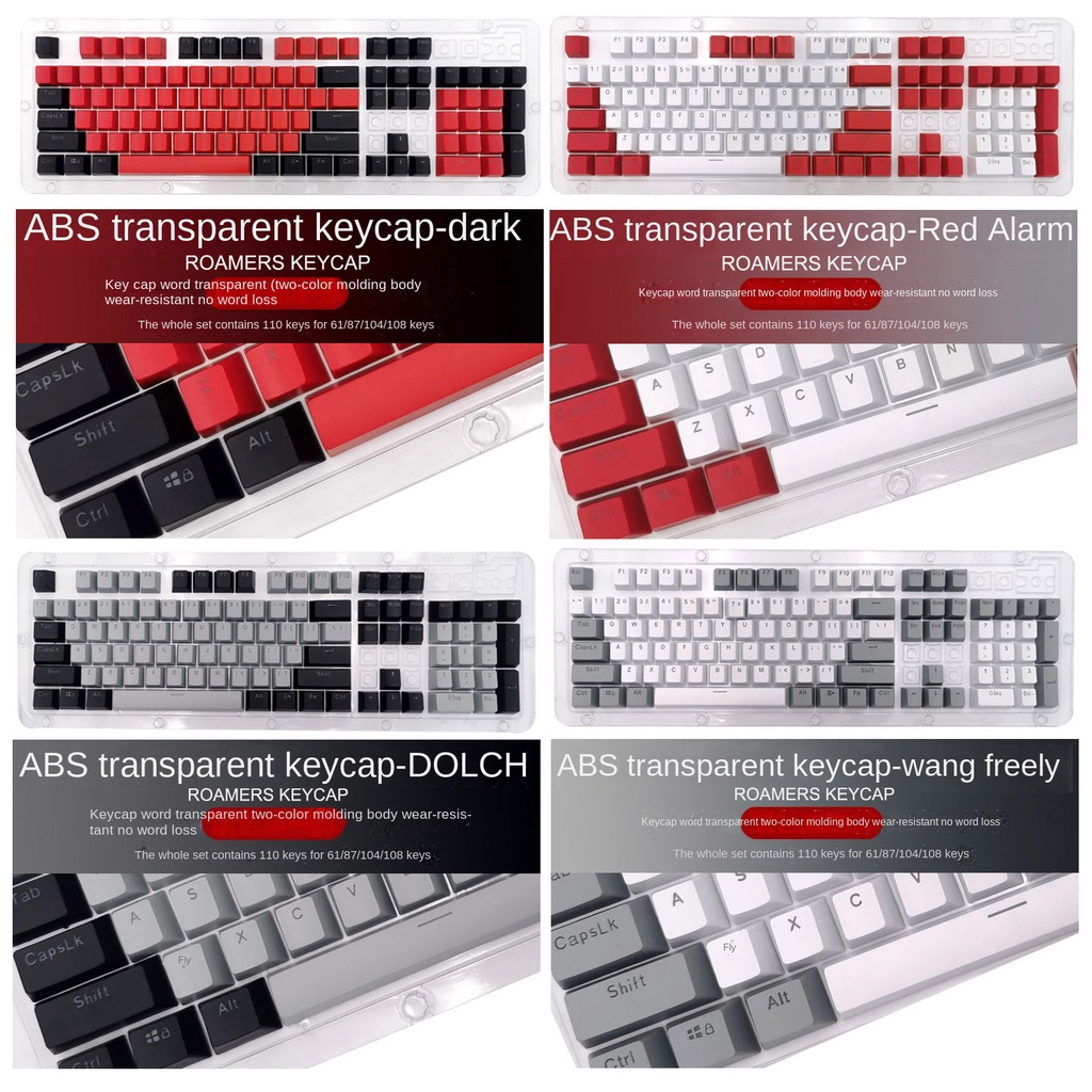 Nút Keycap Lẻ Xuyên Led Dùng Mix Theo Sở Thích Kiểu OEM Dành Cho Bàn Phím Cơ