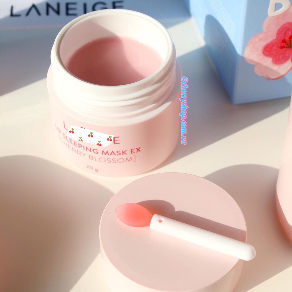 Set mặt nạ ngủ môi Lan..eige Lip Sleeping Mask Ex [ Cherry Blossom ]