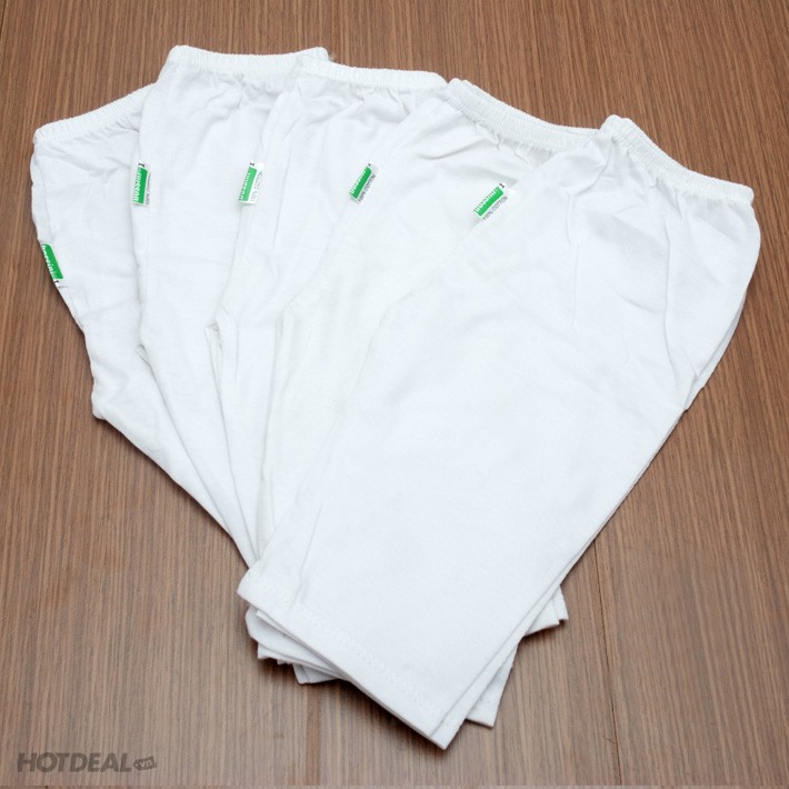 Combo 10 quần dài cotton trắng cho bé ( size đến 28kg)