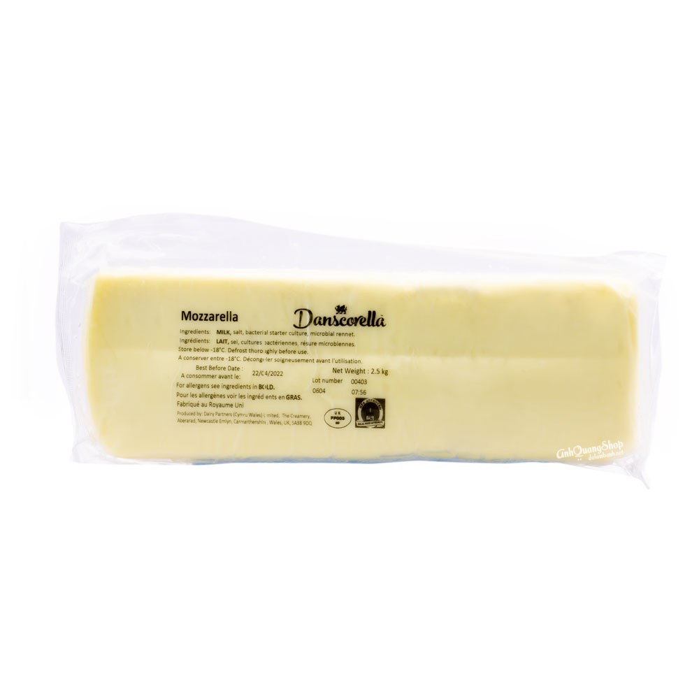 Pho mai Mozzarella Danscorella 2,5kg