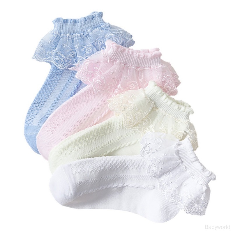 Vớ cotton Ren Hoa NgắN Cho Bé GáI