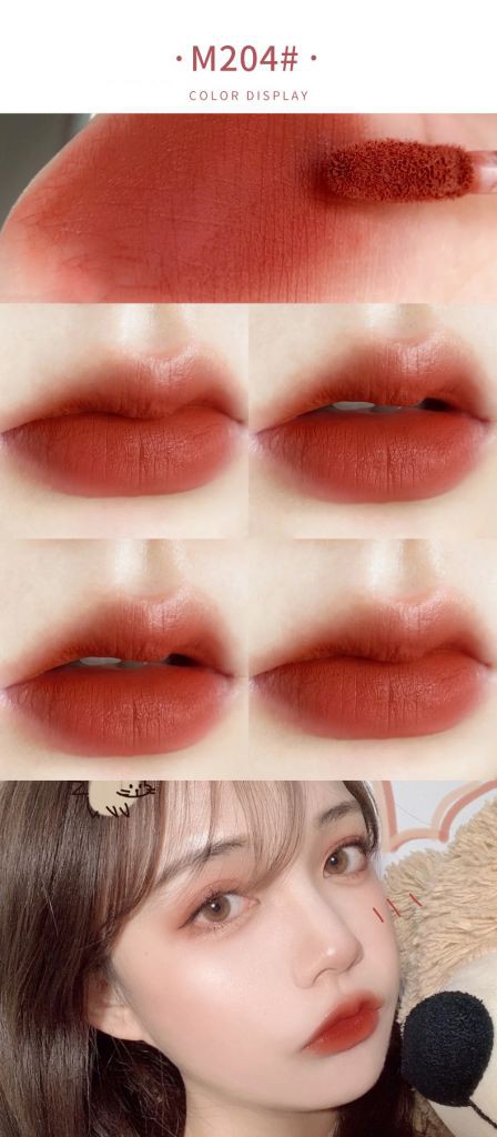 ☀☀☀ (Hàng Mới Về) Son Kem Lì Lâu Trôi Không Dễ Phai Tạo Hiệu Ứng Sương Khói Tươi Tắn ☝☝☝ | BigBuy360 - bigbuy360.vn