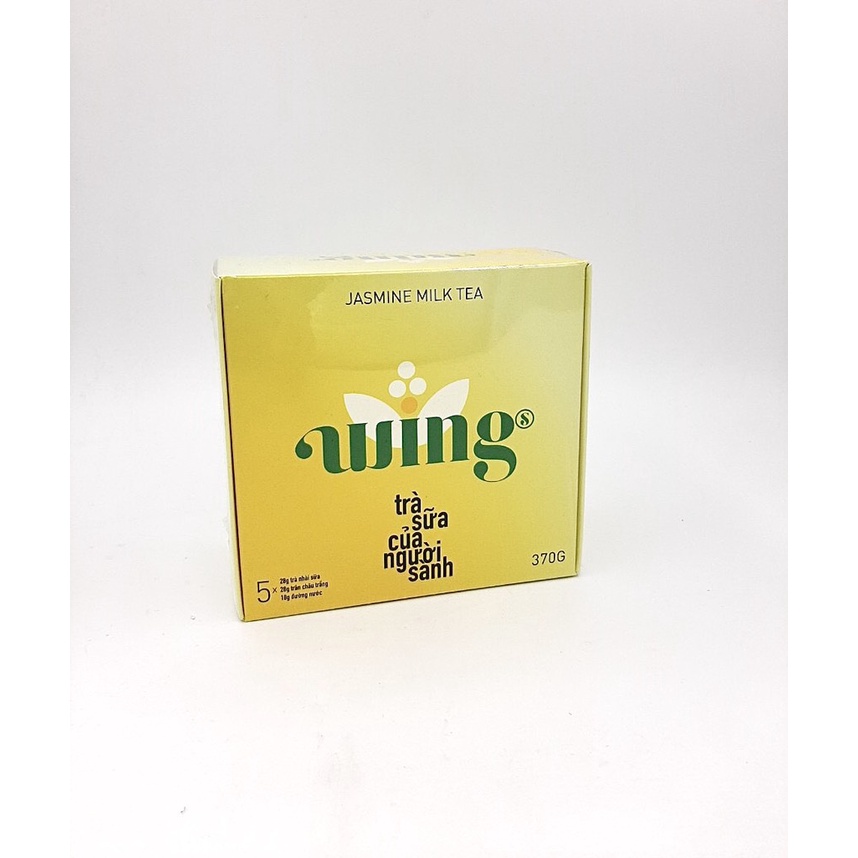 TRÀ SỮA WINGS VỊ NHÀI + VỊ HỒNG TRÀ SỮA - TRÀ SỮA WINGS TỰ PHA TRÂN CHÂU TRẮNG HỘP 5 SET
