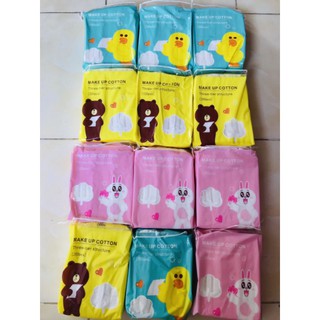 Bông tẩy trang gấu vịt