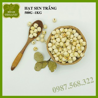 Hạt sen khô cao cấp Mộc Lam Túi zíp 500g - 1kg