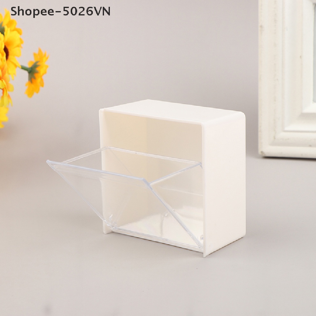 [flood] Kệ Nhựa Để Đồ Dùng Nhà Tắm / Nhà Bếp Gắn Tường Không Cần Khoan Lỗ (f)
