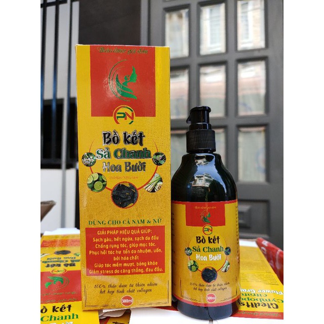 Dầu Gội Bồ Kết Sả Chanh Hoa Bưởi 300ml