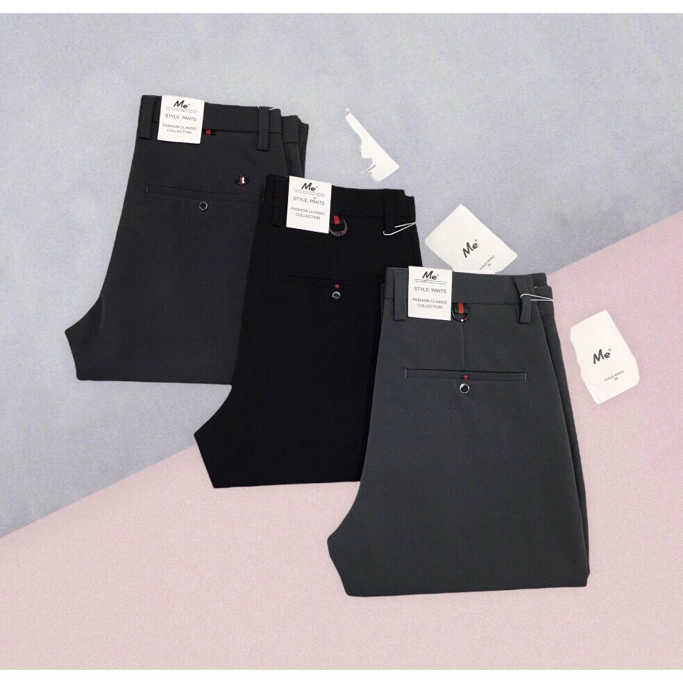 Quần tây nam ống côn dáng body vải co giãn cao cấp công sở đi học đi tiệc đi chơi [ CÓ SIZE ĐẠI ]