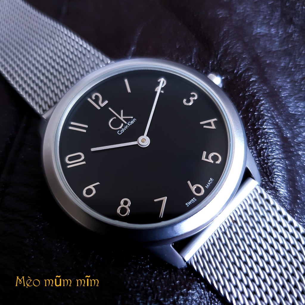 [BH 6 THÁNG] - NAM/NỮ - Calvin Klein K3M-521 - Đồng hồ USED >>> MỚI 99% / SWISS MADE / CHỐNG NƯỚC